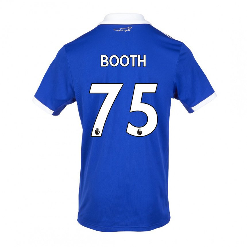 Herren Zach Booth #75 Blau Weiss Heimtrikot Trikot 2022/23 T-shirt Belgien