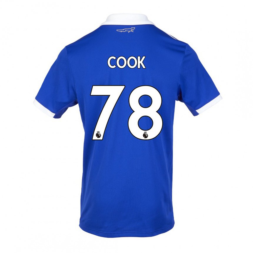 Herren Freddie Cook #78 Blau Weiss Heimtrikot Trikot 2022/23 T-shirt Belgien