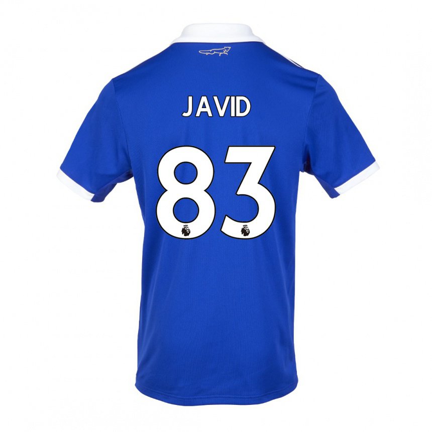 Herren Abdullah Javid #83 Blau Weiss Heimtrikot Trikot 2022/23 T-shirt Belgien
