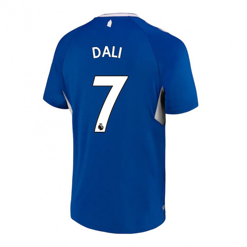 Homme Maillot Kenza Dali #7 Bleu Foncé Blanc Tenues Domicile 2022/23 T-shirt Belgique