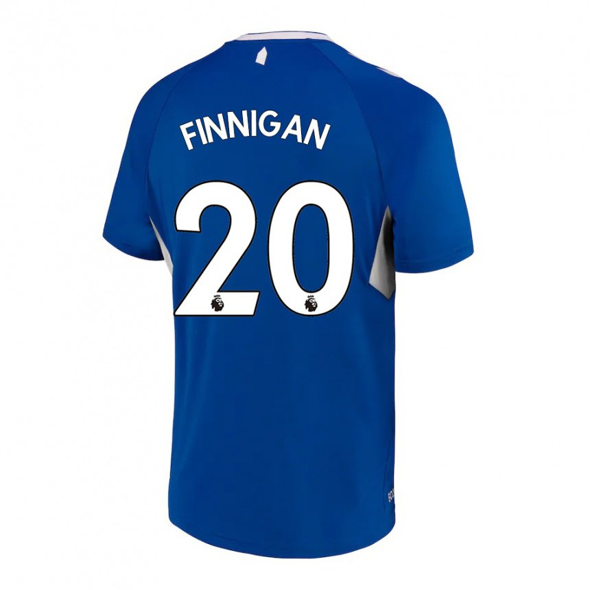Homme Maillot Megan Finnigan #20 Bleu Foncé Blanc Tenues Domicile 2022/23 T-shirt Belgique