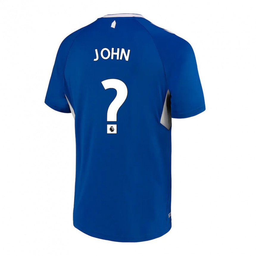 Herren Kyle John #0 Dunkelblau Weiß Heimtrikot Trikot 2022/23 T-shirt Belgien