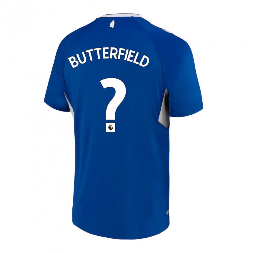Homme Maillot Luke Butterfield #0 Bleu Foncé Blanc Tenues Domicile 2022/23 T-shirt Belgique