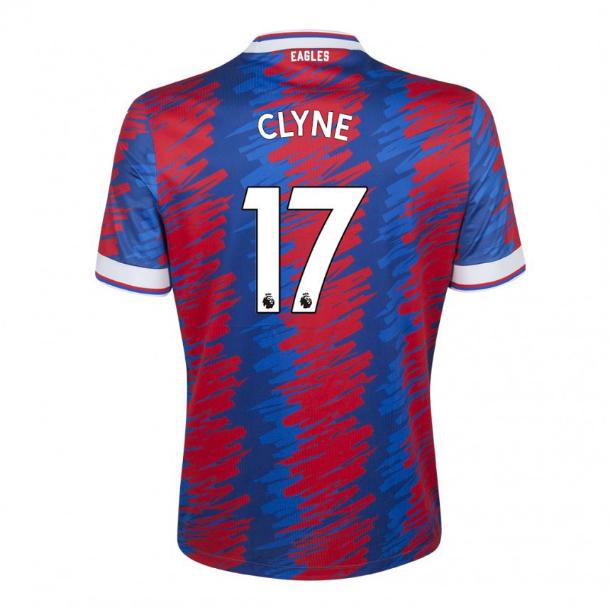 Herren Nathaniel Clyne #17 Rot Blau Heimtrikot Trikot 2022/23 T-shirt Belgien