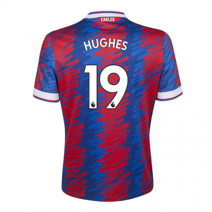 Herren Will Hughes #19 Rot Blau Heimtrikot Trikot 2022/23 T-shirt Belgien