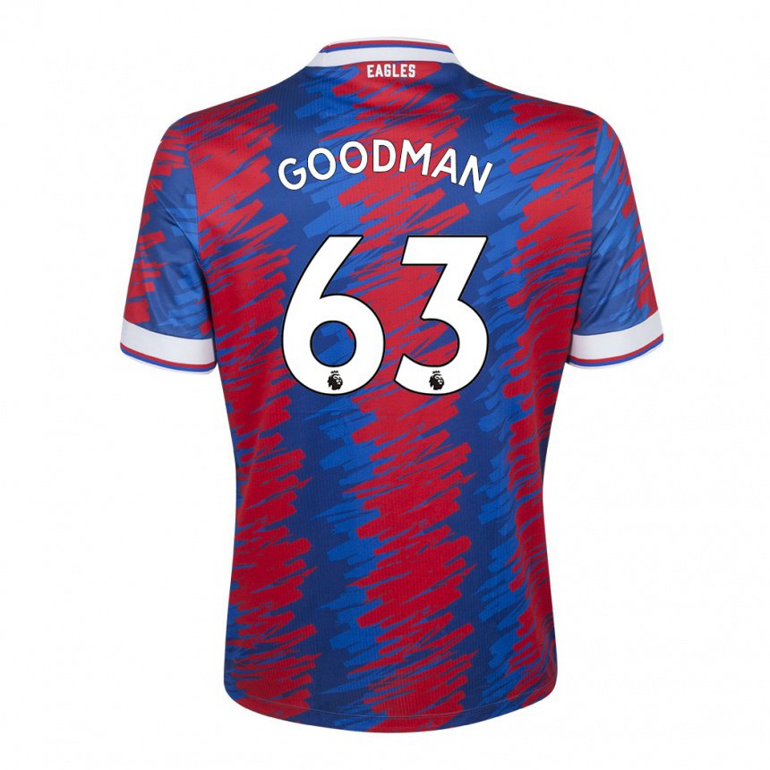 Homme Maillot Owen Goodman #63 Rouge Bleu Tenues Domicile 2022/23 T-shirt Belgique