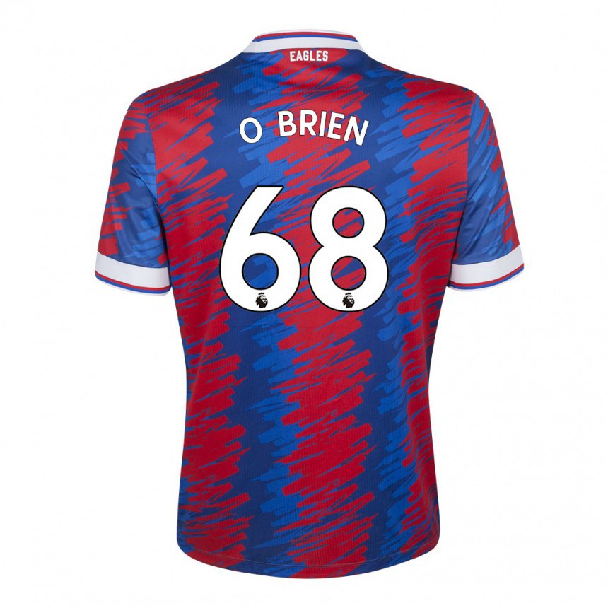 Herren Jake O'brien #68 Rot Blau Heimtrikot Trikot 2022/23 T-shirt Belgien