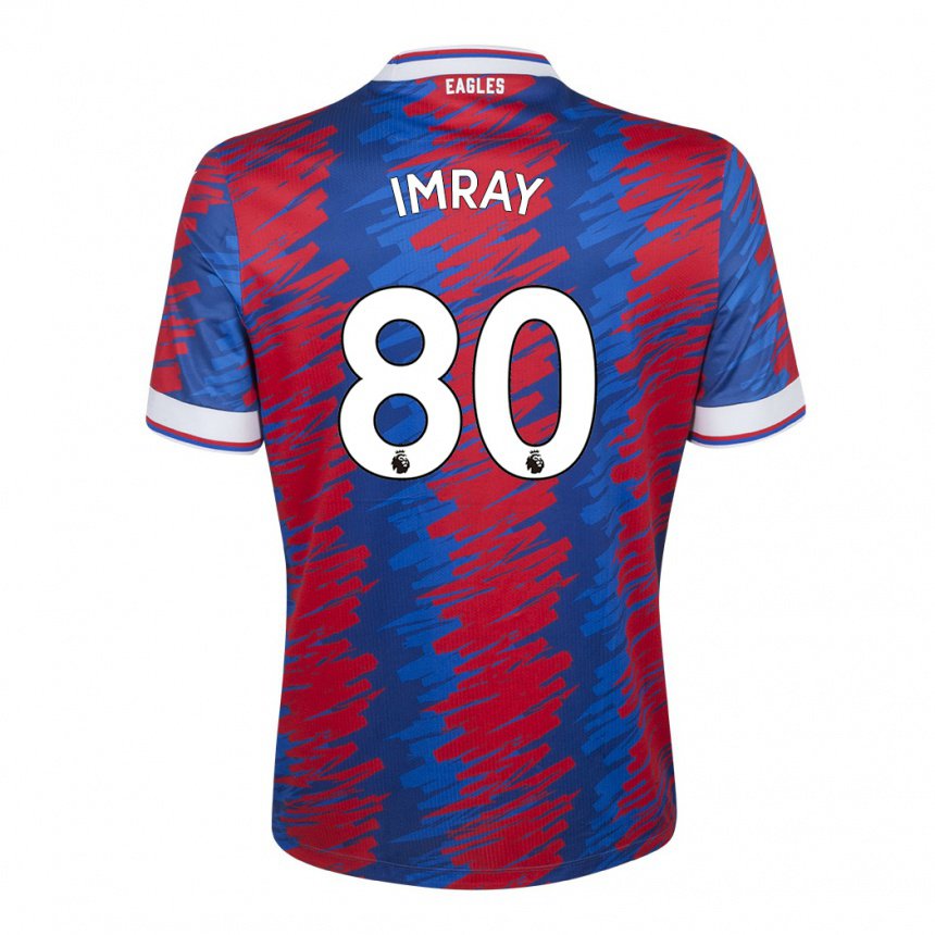 Herren Danny Imray #80 Rot Blau Heimtrikot Trikot 2022/23 T-shirt Belgien