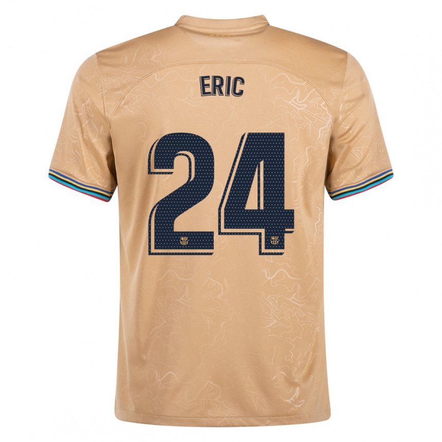 Herren Eric Garcia #24 Gold Auswärtstrikot Trikot 2022/23 T-shirt Belgien