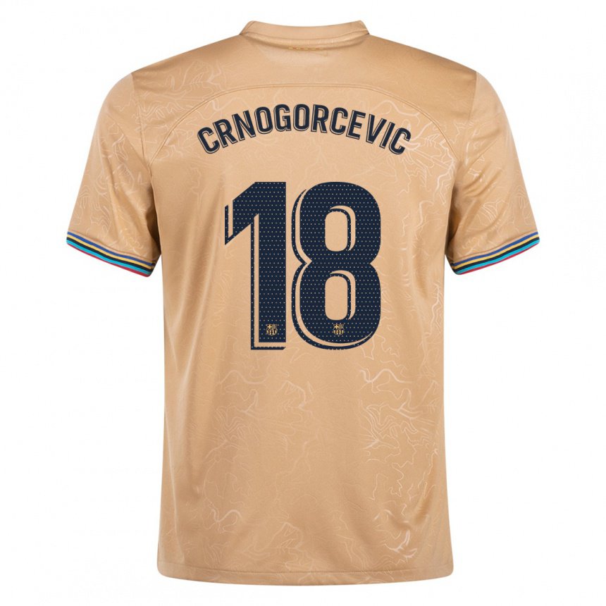 Herren Ana-maria Crnogorcevic #18 Gold Auswärtstrikot Trikot 2022/23 T-shirt Belgien