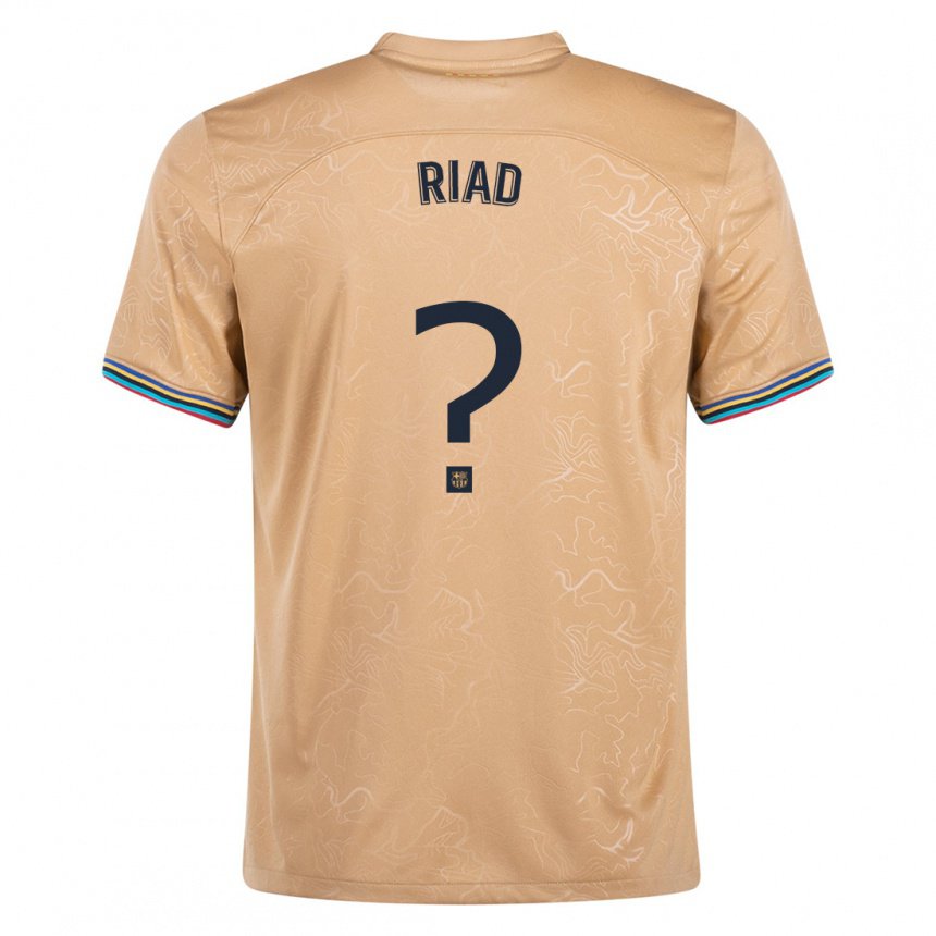 Homme Maillot Chadi Riad #0 Or Tenues Extérieur 2022/23 T-shirt Belgique