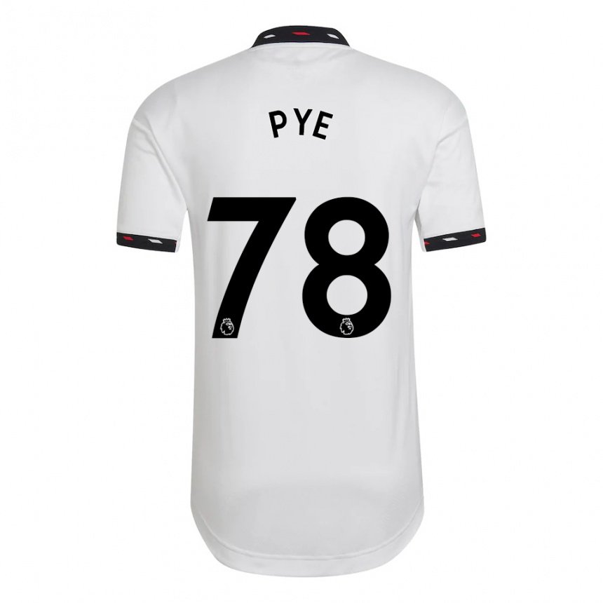 Herren Logan Pye #78 Weiß Auswärtstrikot Trikot 2022/23 T-shirt Belgien