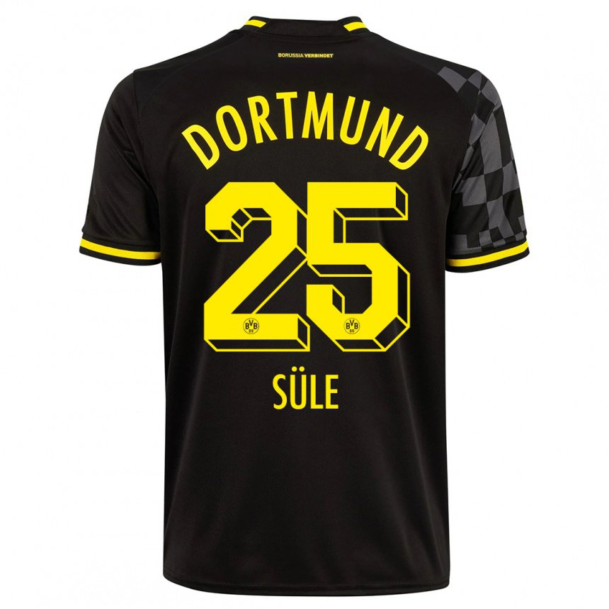 Herren Niklas Süle #25 Schwarz Auswärtstrikot Trikot 2022/23 T-shirt Belgien