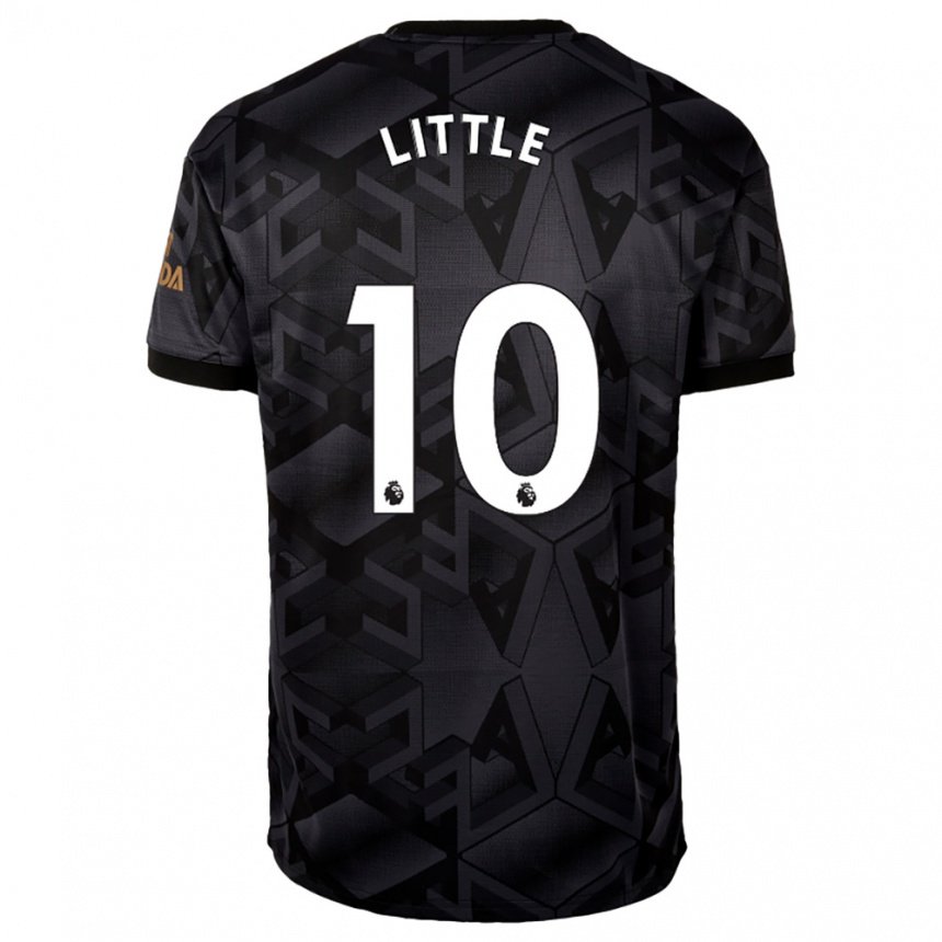 Homme Maillot Kim Little #10 Gris Noir Tenues Extérieur 2022/23 T-shirt Belgique