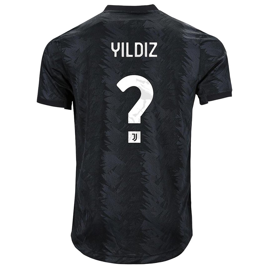 Herren Kenan Yildiz #0 Dunkles Schwarz Auswärtstrikot Trikot 2022/23 T-shirt Belgien