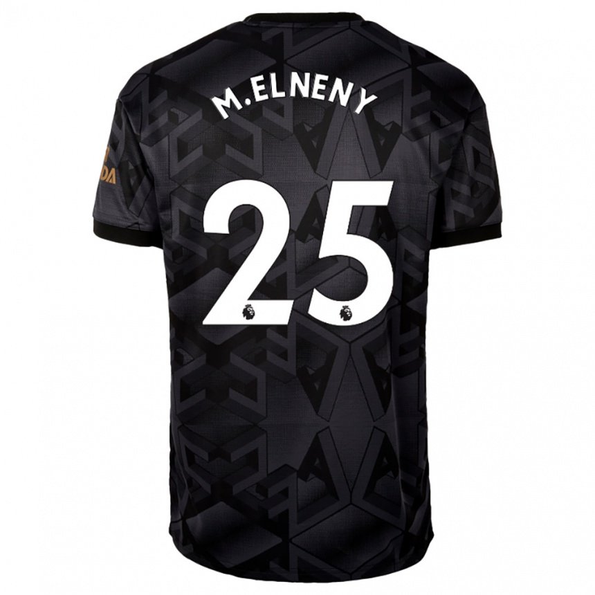 Herren Mohamed Elneny #25 Schwarz Grau Auswärtstrikot Trikot 2022/23 T-shirt Belgien