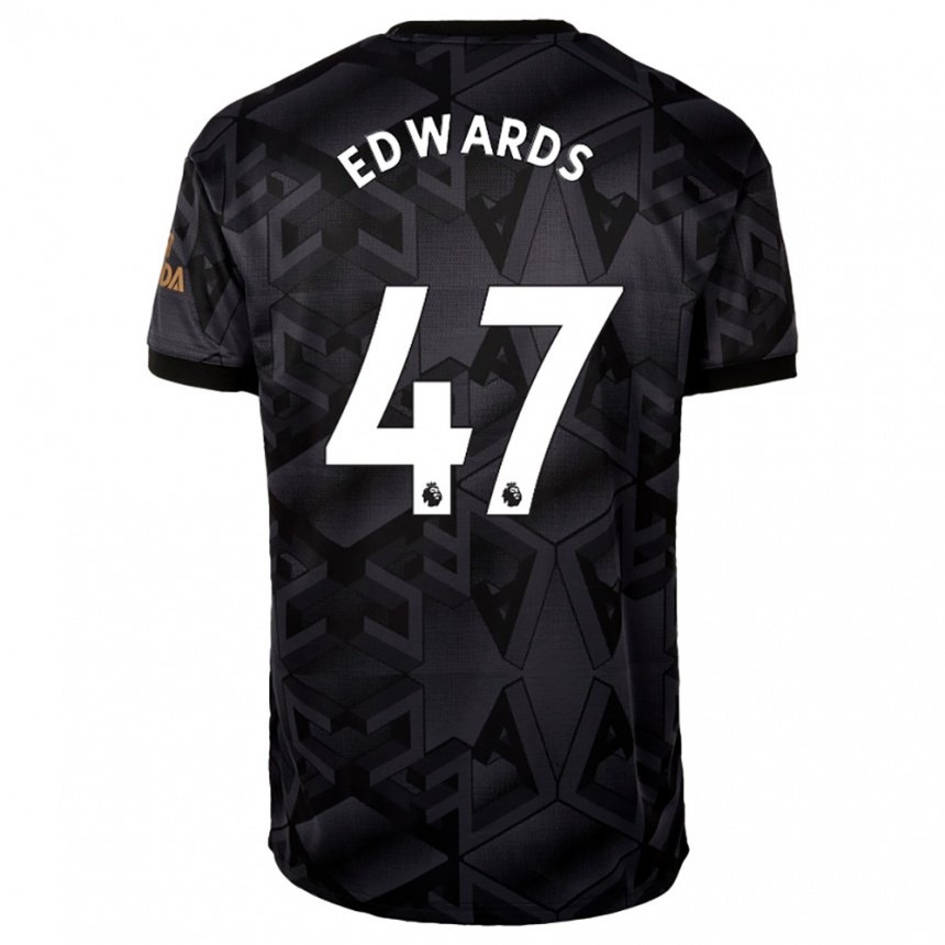 Homme Maillot Khayon Edwards #47 Gris Noir Tenues Extérieur 2022/23 T-shirt Belgique