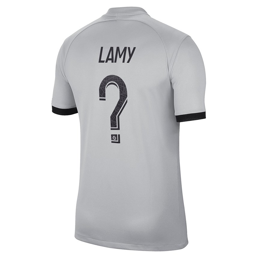 Herren Hugo Lamy #0 Grau Auswärtstrikot Trikot 2022/23 T-shirt Belgien