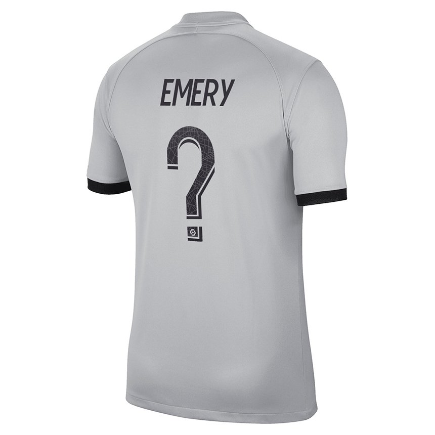 Homme Maillot Warren Zaire Emery #0 Gris Tenues Extérieur 2022/23 T-shirt Belgique
