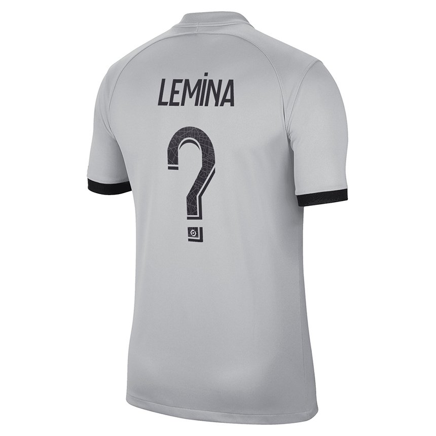 Herren Noha Lemina #0 Grau Auswärtstrikot Trikot 2022/23 T-shirt Belgien