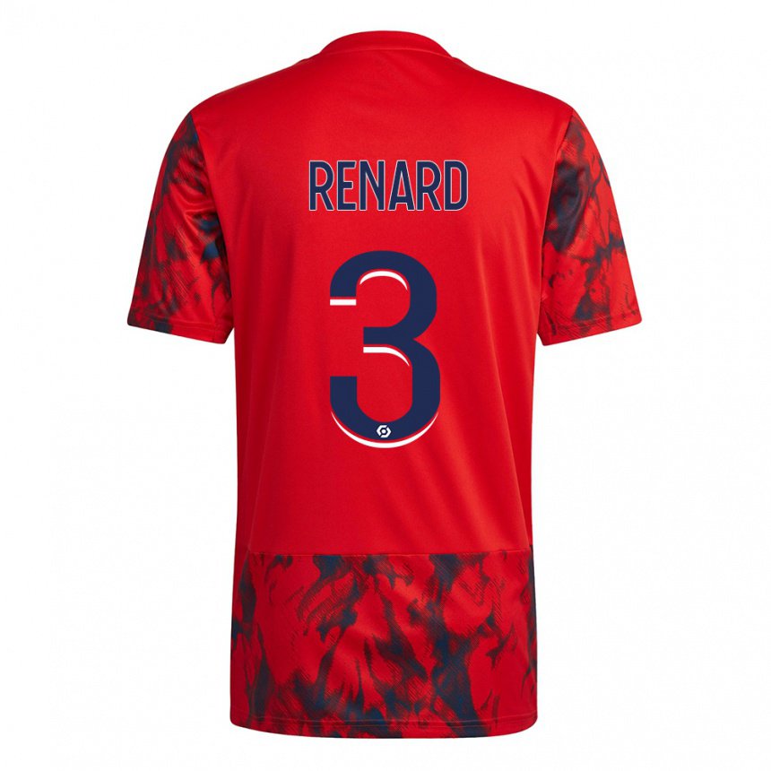 Herren Wendie Renard #3 Roter Raum Auswärtstrikot Trikot 2022/23 T-shirt Belgien