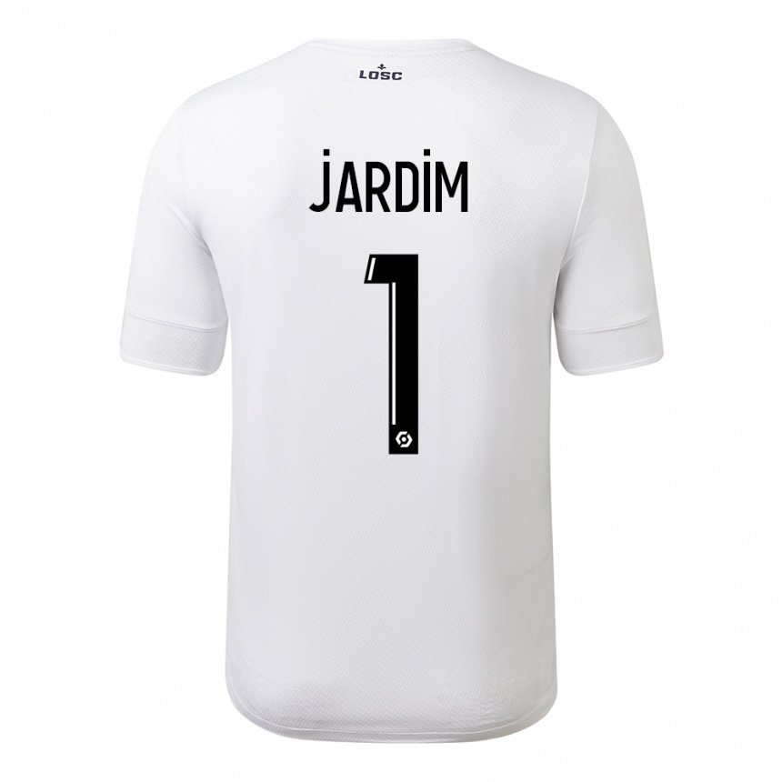 Herren Leo Jardim #1 Weiß Purpur Auswärtstrikot Trikot 2022/23 T-shirt Belgien