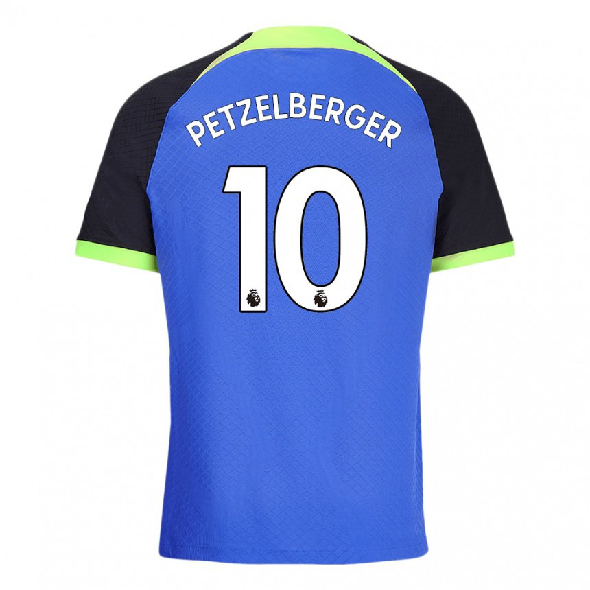 Homme Maillot Ramona Petzelberger #10 Bleu Vert Tenues Extérieur 2022/23 T-shirt Belgique