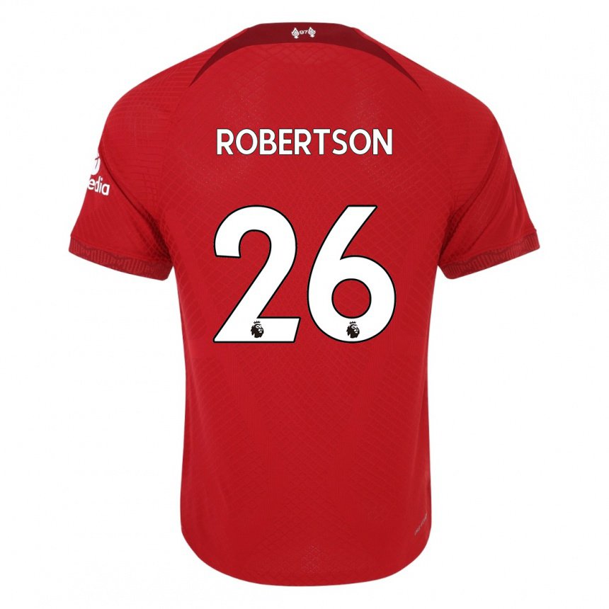 Femme Maillot Andrew Robertson #26 Rouge Foncé Tenues Domicile 2022/23 T-shirt Belgique