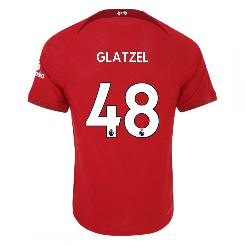 Damen Paul Glatzel #48 Dunkelrot Heimtrikot Trikot 2022/23 T-shirt Belgien