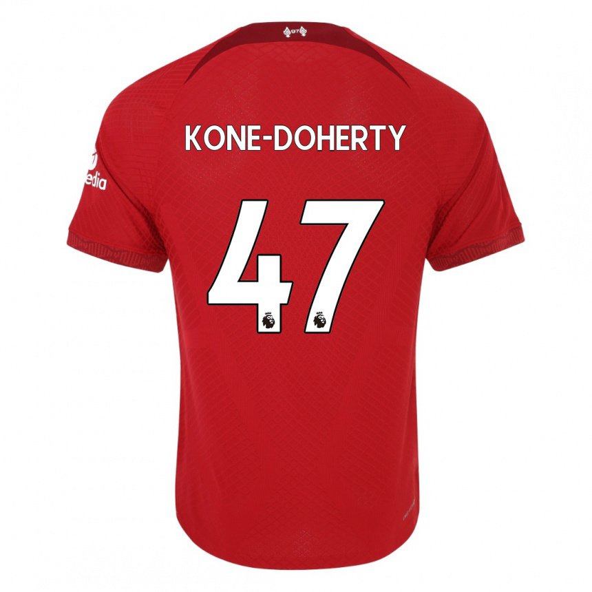 Damen Trent Kone-doherty #47 Dunkelrot Heimtrikot Trikot 2022/23 T-shirt Belgien