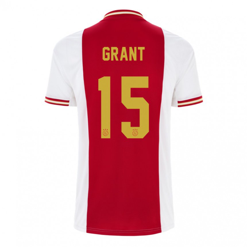 Damen Chasity Grant #15 Dunkelrot Weiß Heimtrikot Trikot 2022/23 T-shirt Belgien