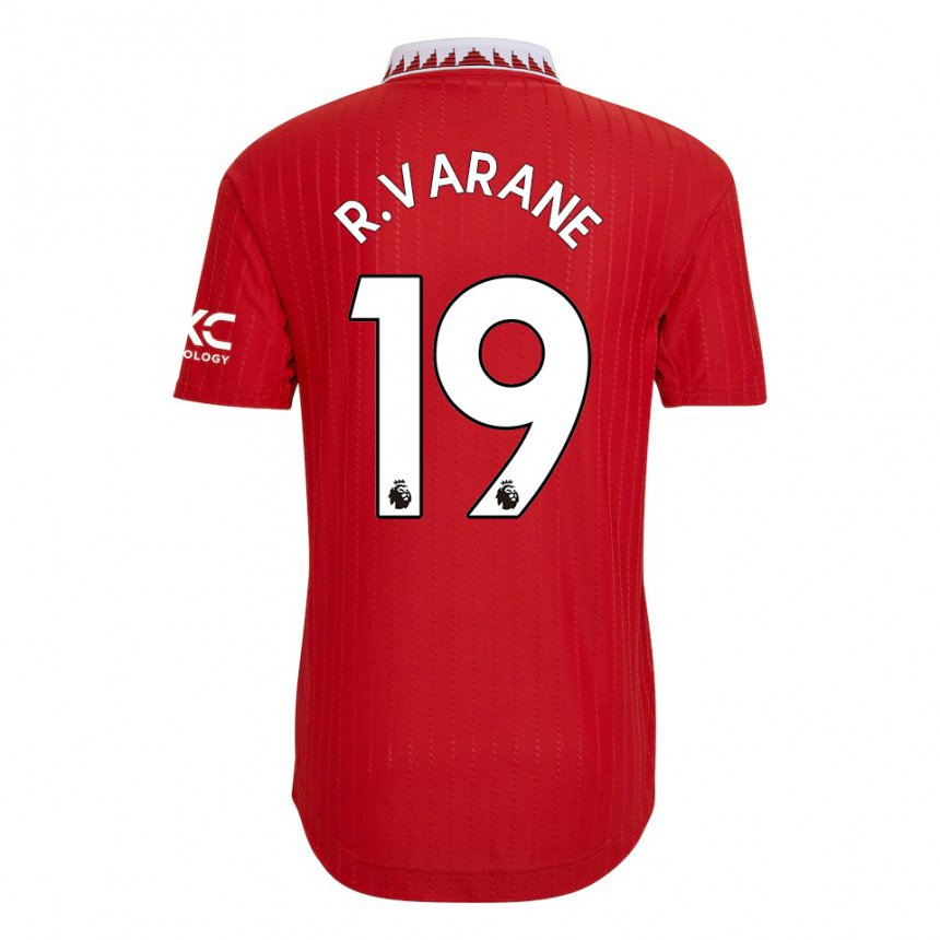 Damen Raphael Varane #19 Rot Heimtrikot Trikot 2022/23 T-shirt Belgien