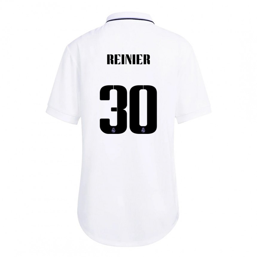 Femme Maillot Reinier #30 Blanc Violet Tenues Domicile 2022/23 T-shirt Belgique
