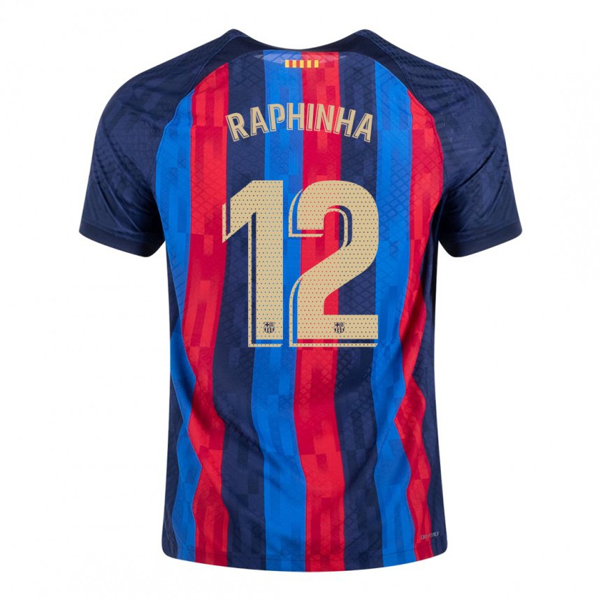 Damen Raphinha #12 Blau Scharlach Heimtrikot Trikot 2022/23 T-shirt Belgien