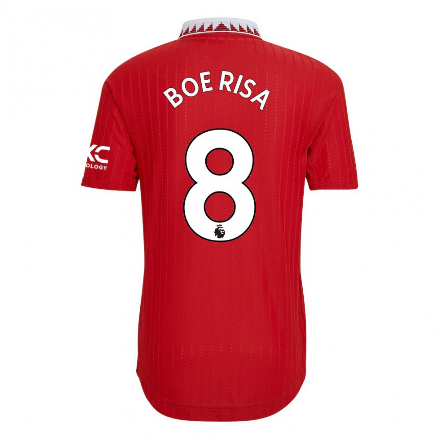 Damen Vilde Boe Risa #8 Rot Heimtrikot Trikot 2022/23 T-shirt Belgien