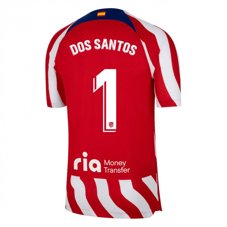 Damen Alex Dos Santos #1 Rot Weiß Blau Heimtrikot Trikot 2022/23 T-shirt Belgien
