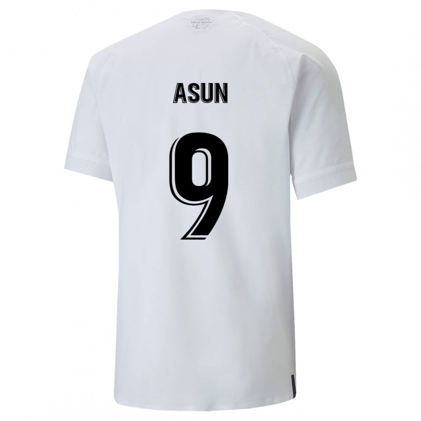 Damen Asun #9 Cremiges Weiß Heimtrikot Trikot 2022/23 T-shirt Belgien
