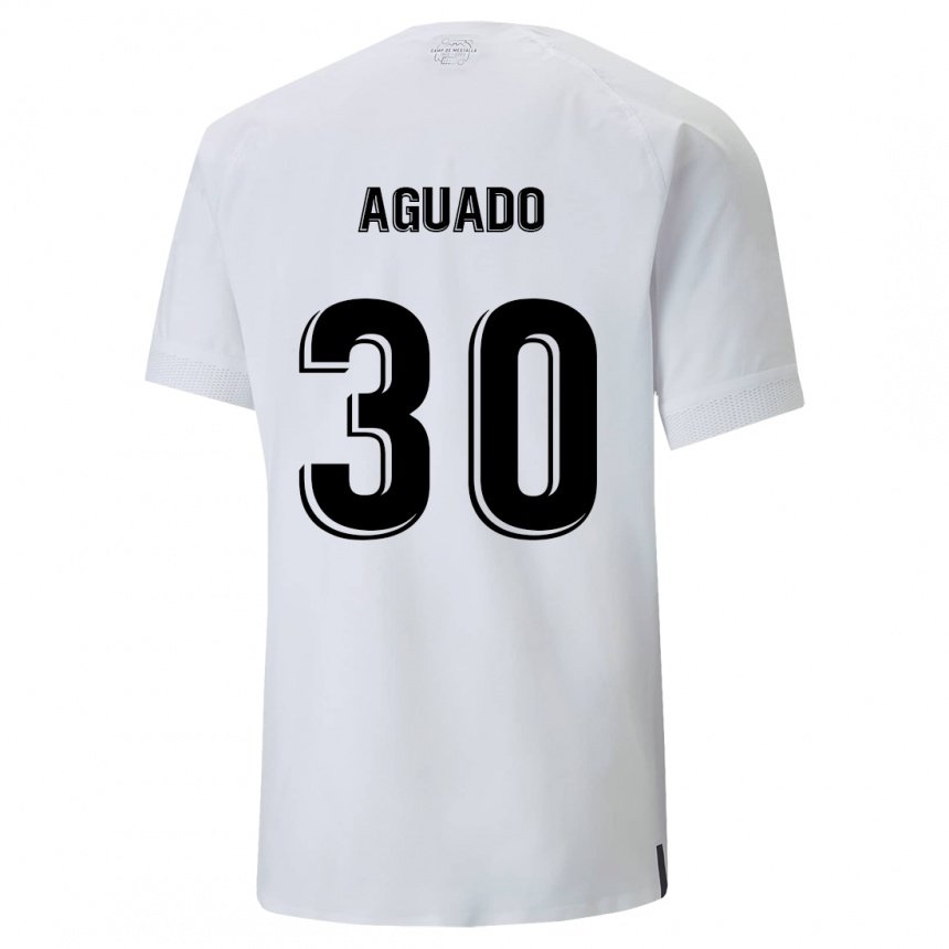 Damen Julia Aguado #30 Cremiges Weiß Heimtrikot Trikot 2022/23 T-shirt Belgien