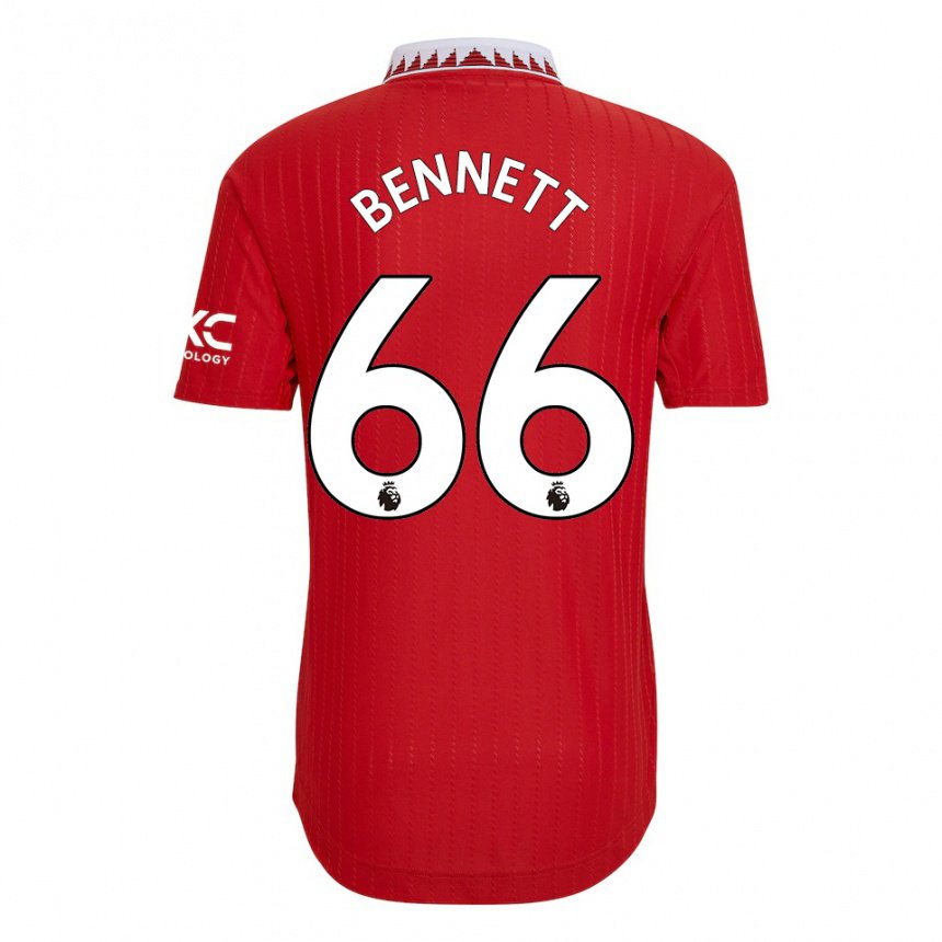 Damen Rhys Bennett #66 Rot Heimtrikot Trikot 2022/23 T-shirt Belgien