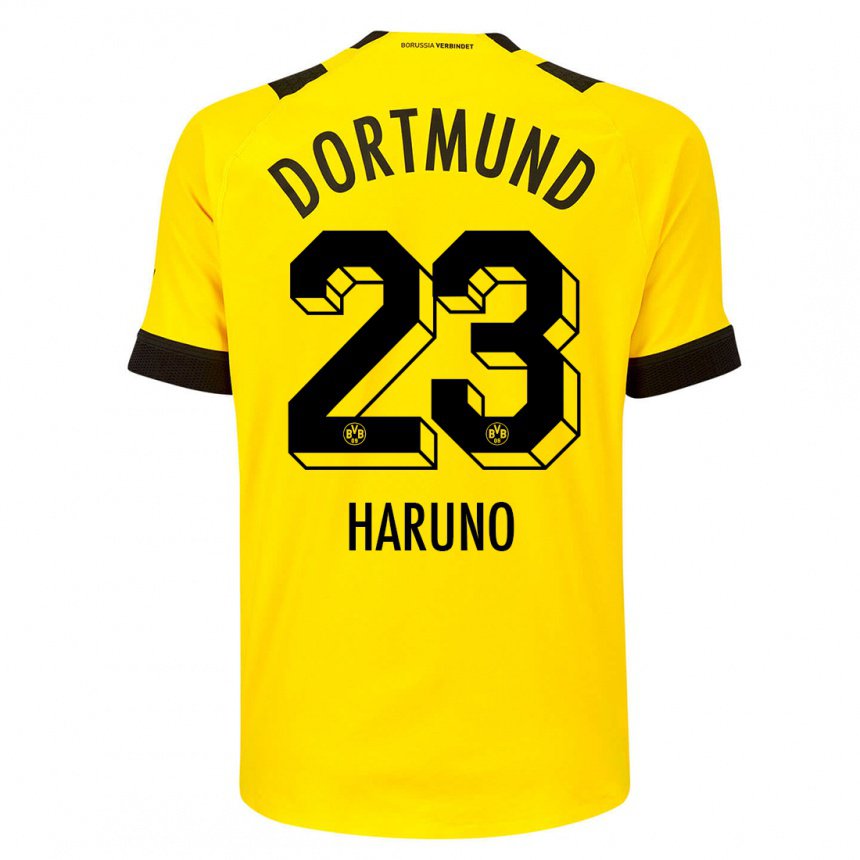 Damen Sasaki Haruno #23 Gelb Heimtrikot Trikot 2022/23 T-shirt Belgien