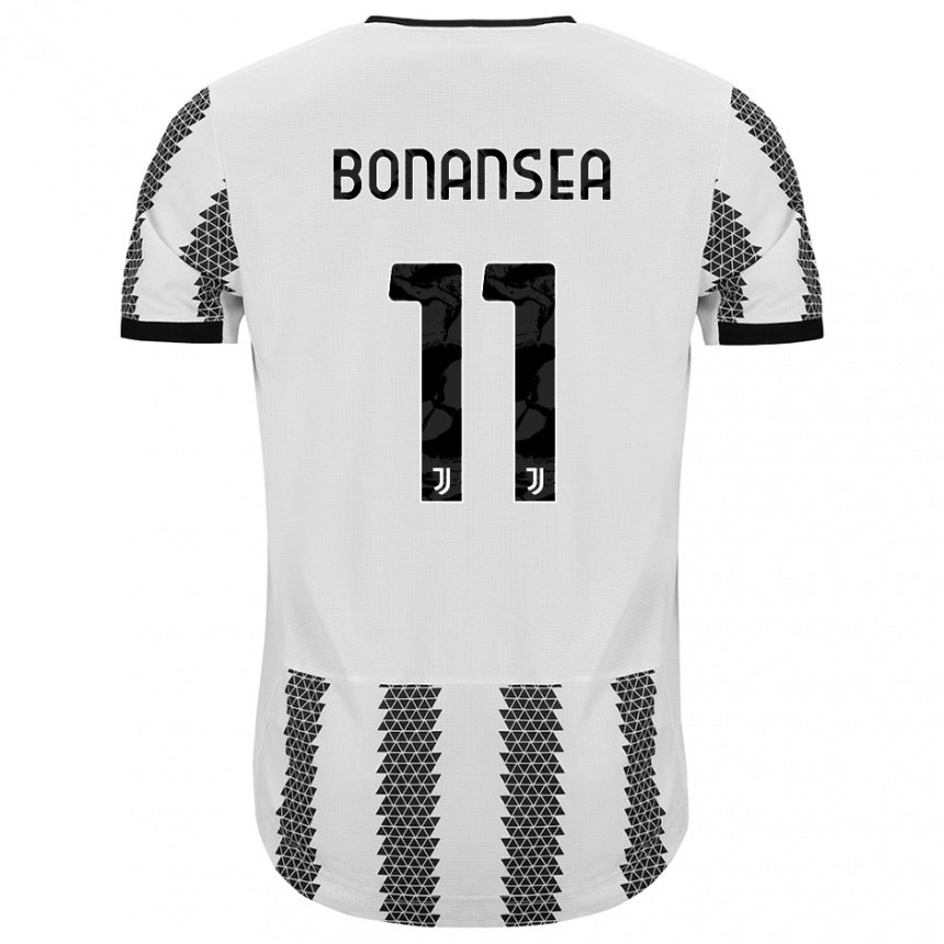 Damen Barbara Bonansea #11 Weiß Schwarz Heimtrikot Trikot 2022/23 T-shirt Belgien