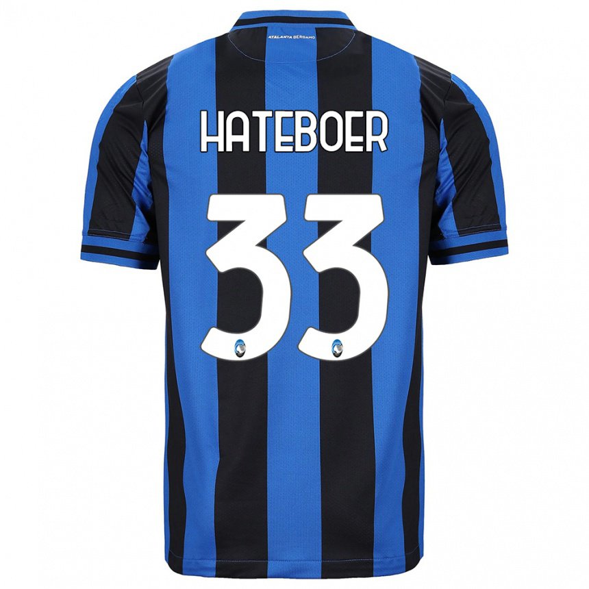 Damen Hans Hateboer #33 Blau Schwarz Heimtrikot Trikot 2022/23 T-shirt Belgien