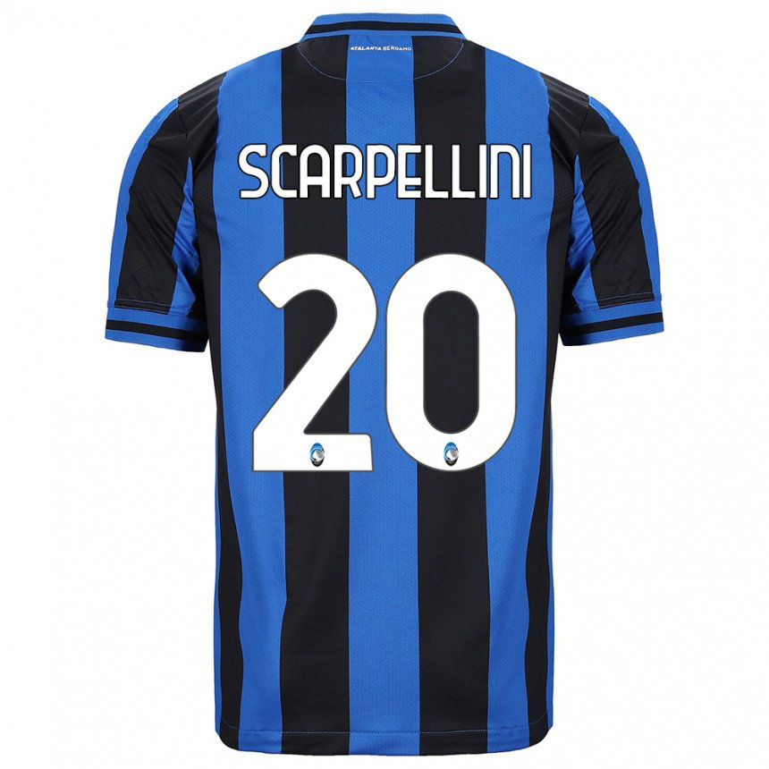 Damen Andrea Scarpellini #20 Blau Schwarz Heimtrikot Trikot 2022/23 T-shirt Belgien