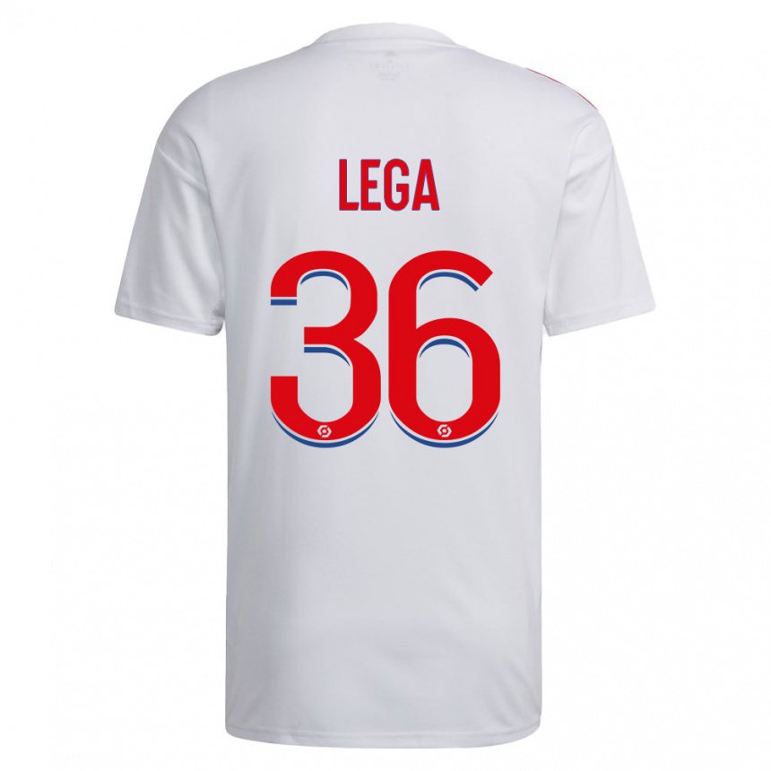 Damen Sekou Lega #36 Weiß Blau Rot Heimtrikot Trikot 2022/23 T-shirt Belgien