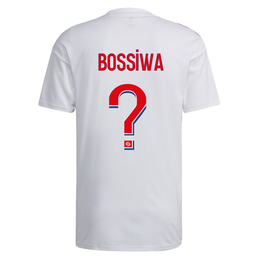 Damen Samuel Bossiwa #0 Weiß Blau Rot Heimtrikot Trikot 2022/23 T-shirt Belgien