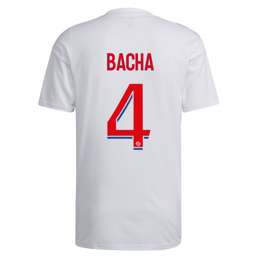 Femme Maillot Selma Bacha #4 Blanc Bleu Rouge Tenues Domicile 2022/23 T-shirt Belgique