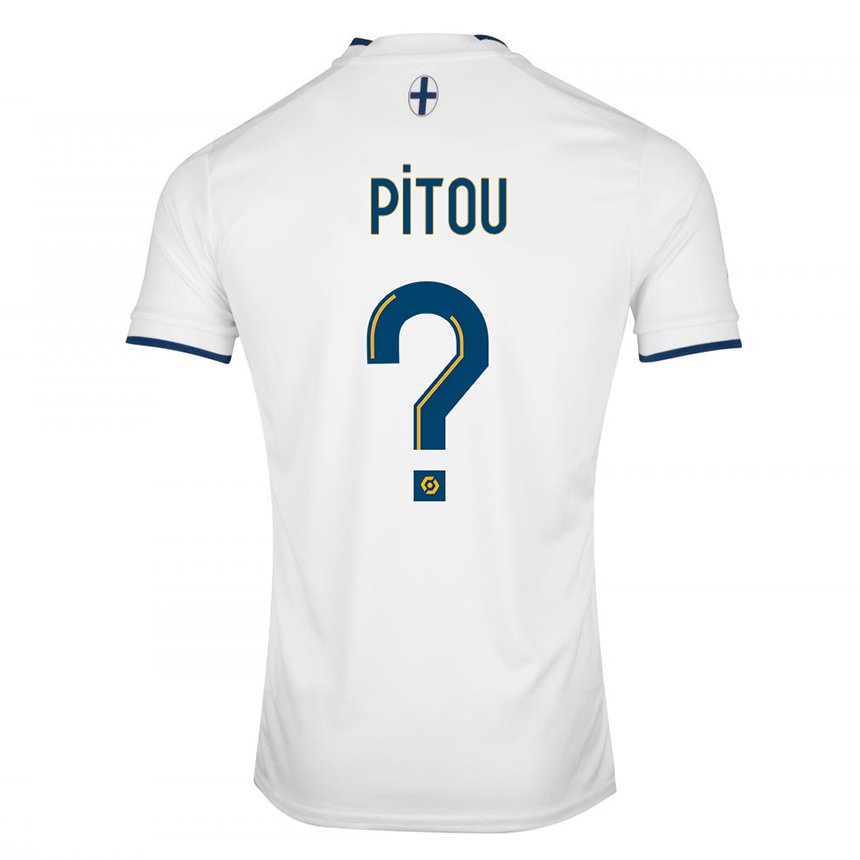 Damen Jonathan Pitou #0 Weißer Saphir Heimtrikot Trikot 2022/23 T-shirt Belgien