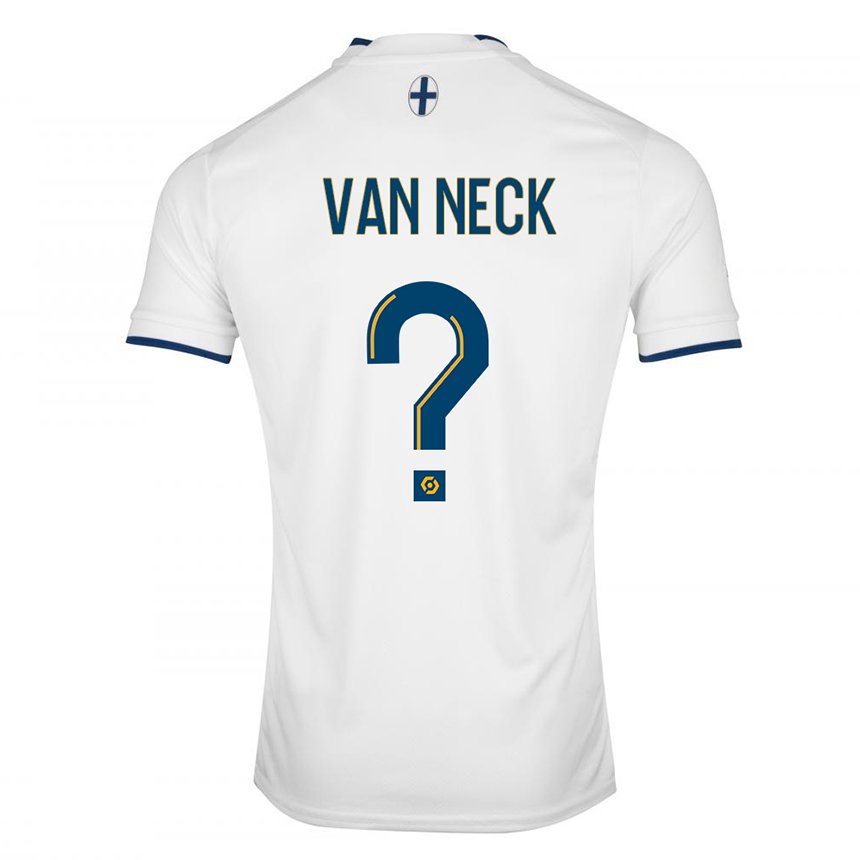 Damen Jelle Van Neck #0 Weißer Saphir Heimtrikot Trikot 2022/23 T-shirt Belgien