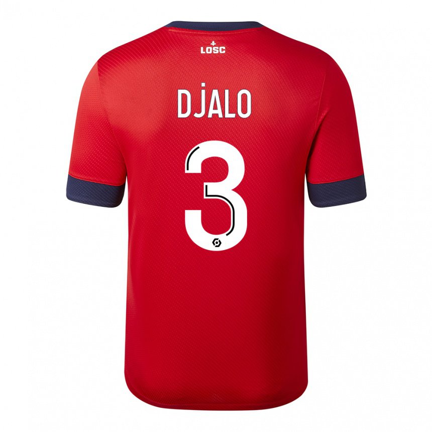 Damen Tiago Djalo #3 Roter Zuckerapfel Heimtrikot Trikot 2022/23 T-shirt Belgien