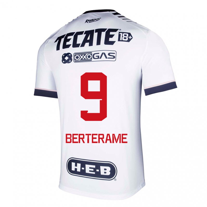 Damen German Berterame #9 Weißer Raum Heimtrikot Trikot 2022/23 T-shirt Belgien